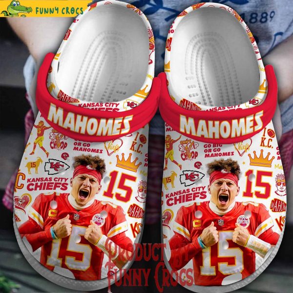 Kansas City Chiefs Mahomes Crocs Slippers