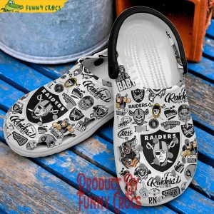 Las Vegas Raiders Just Win Baby Crocs Shoes