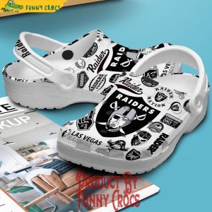 Las Vegas Raiders Raider Nation Mens Football Crocs Shoes