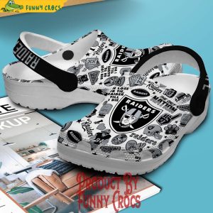 Las vegas Raiders Raid4Life Crocs For Adults 2