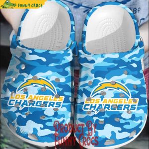 Los Angeles Chargers Camo Crocs