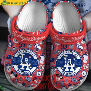 Los Angeles Dodgers Baseball Red Crocs