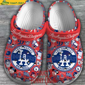 Los Angeles Dodgers Baseball Red Crocs 2