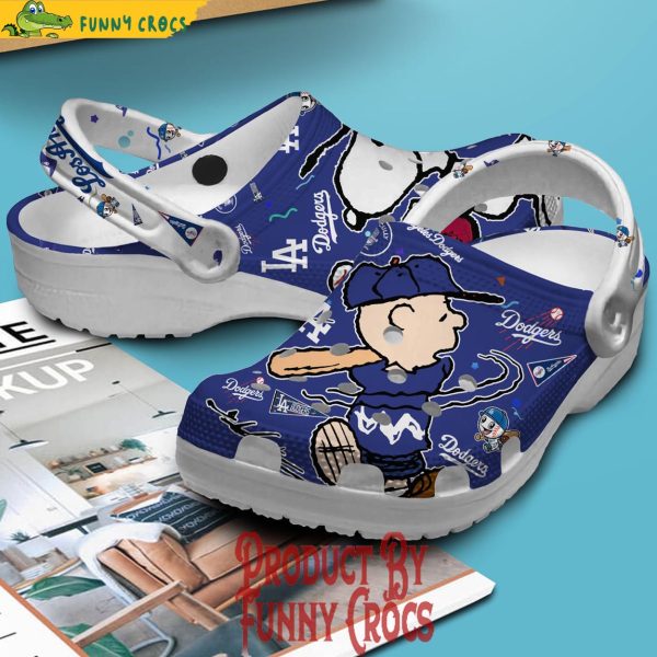 Los Angeles Dodgers The Peanuts Snoopy Crocs Shoes