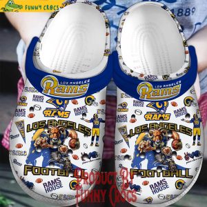 Los Angeles Rams FootBall Crocs Shoes 1