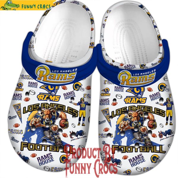 Los Angeles Rams FootBall Crocs Shoes