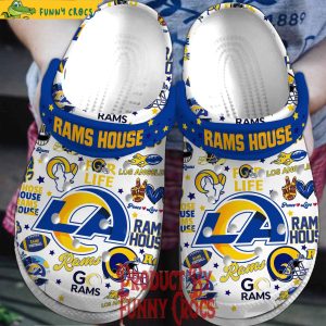 Los Angeles Rams House For Life Crocs Shoes 1