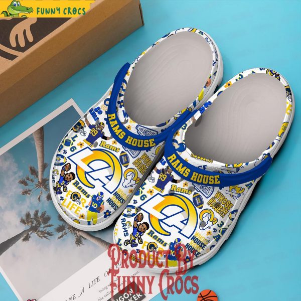 Los Angeles Rams House Who House Crocs Shoes