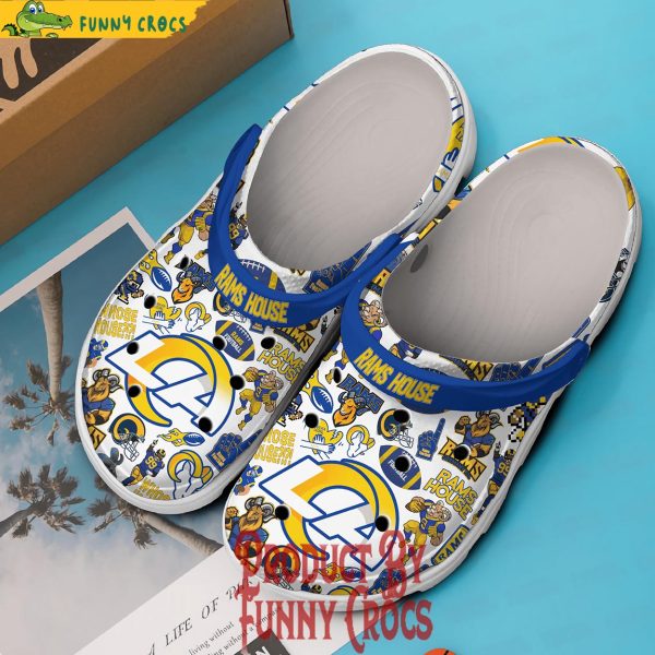 Los Angeles Rams NFL Crocs Slippers