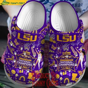 Lsu Basketball National Championships Crocs Shoes