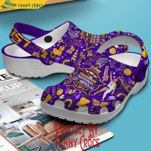 Lsu Basketball National Championships Crocs Shoes