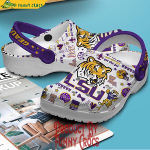 Lsu Geaux Tigers Football Crocs For Adults