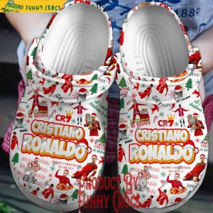 Merry Christmas To SIU Cristiano Ronaldo Crocs Shoes 1