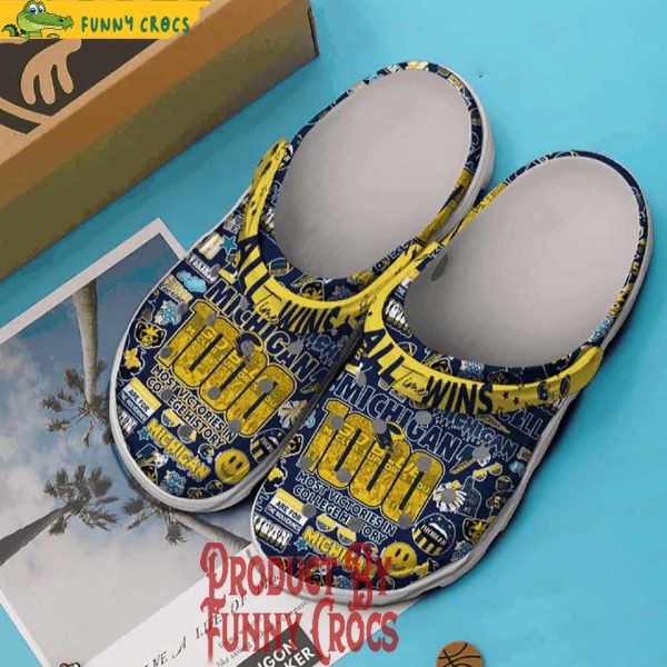 Michigan Wolverines All Time Wins 1000 Wins Most Victories In College History Crocs Shoes