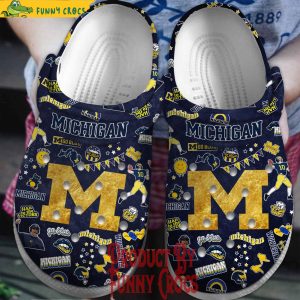 Michigan Wolverines NCAA Crocs Shoes 1