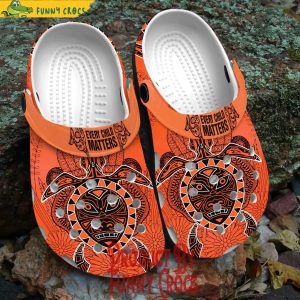 Native Turtle Orange Crocs Gifts For Men 2 1