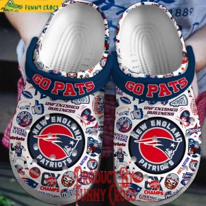 New England Patriot Crocs Slippers