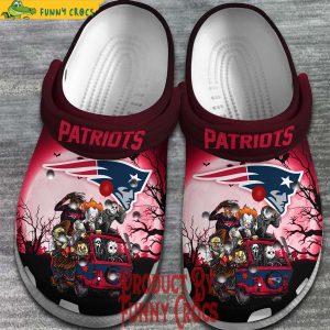 New England Patriot Pink Halloween Crocs