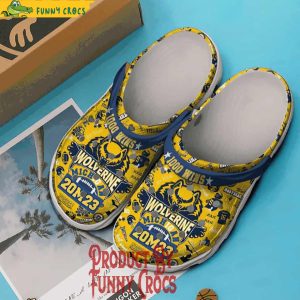 New Michigan Wolverines FootBall 2023 Crocs Shoes 2