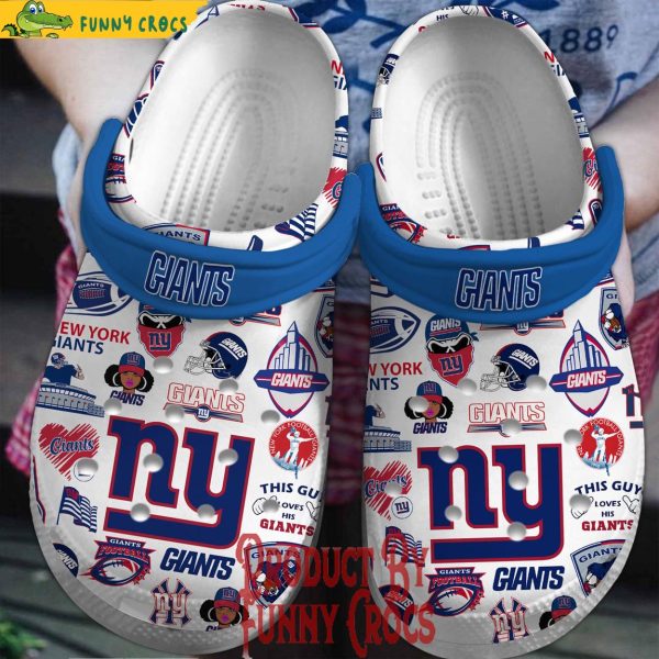 New York Giants Football Crocs
