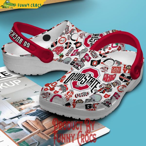 Ohio State Go Buckeys Crocs Slippers