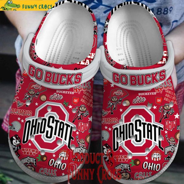 Ohio State Go Bucks Crocs Shoes