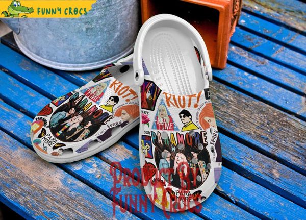 Paramore Hard Times Crocs Shoes