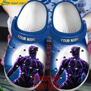 Personalized Black Panther City Crocs Shoes