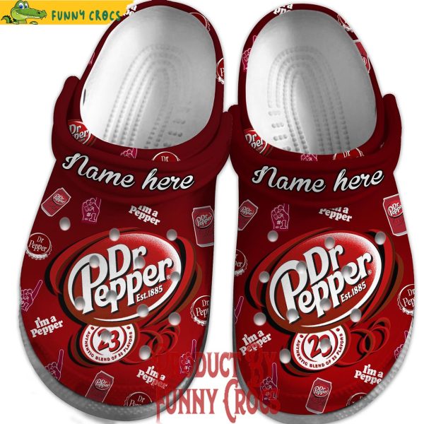 Personalized Dr Pepper Est 1885 Crocs Shoes