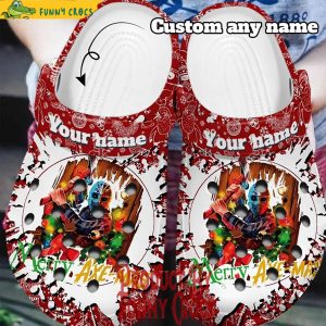 Personalized Jason Merry Axe-Mas Crocs Shoes