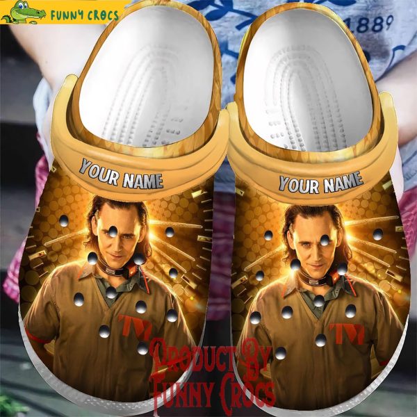 Personalized Loki Goes Up Against The Past Crocs Shoes