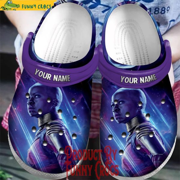 Personalized Okoye Black Panther Crocs Shoes