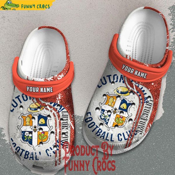 Personalized Premier League Luton Town Crocs