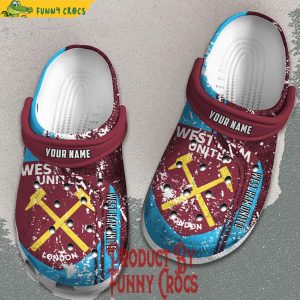 Personalized Premier League WestHam United Crocs