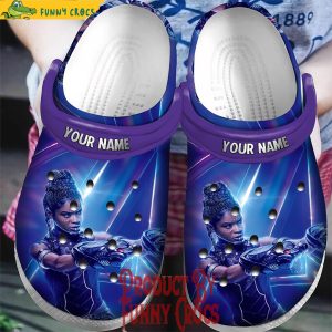 Personalized Shuri Black Panther 2 Crocs Shoes