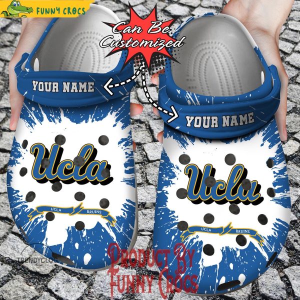 Personalized UCLA Bruins Logo Crocs Shoes