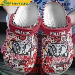 Roll Tide Alabama Pattern Crocs Gifts For Fans 1