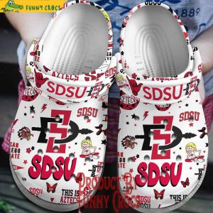 San Diego State Aztecs SDSU Crocs Shoes 1