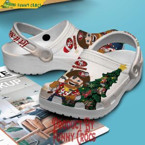 San Francisco 49ers Let It Snow Christmas Crocs Shoes