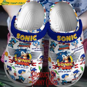 Sonic Mania Gotta Go Fast Crocs Shoes 1