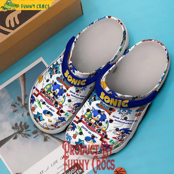 Sonic The Hedgehog 4 Crocs Shoes