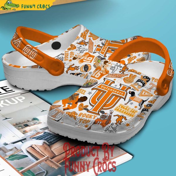 Tennessee Fight Song Rocky Top Crocs Shoes