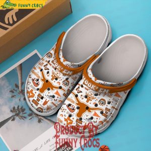 Texas Longhorn Hook ’em Crocs Shoes