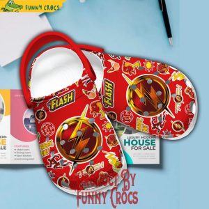 The Flash Logo Dc Comics Limited Crocs
