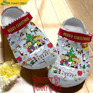 The Peanuts Merry Christmas Snoopy Crocs Shoes 1