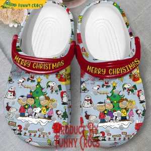 The Peanuts Merry Christmas Snoopy Crocs Shoes 2