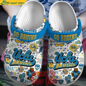 UCLA Bruins Football Crocs Shoes 1