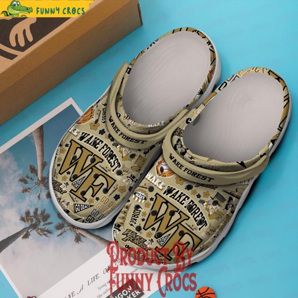 Wake Forest Demon Deacons Baseball Crocs For Adults