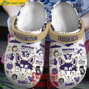 Washington Huskies Seattle Crocs Shoes