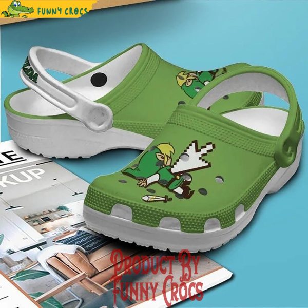 Zelda Pixel Crocs